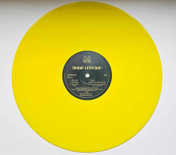 Origin Unknown - Valley of the Shadows / The Touch (12" Yellow Vinyl)