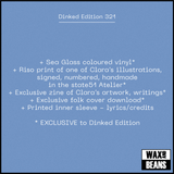 Clara Mann - Rift (Dinked Edition 321) (Sea Glass Vinyl + Signed Print)