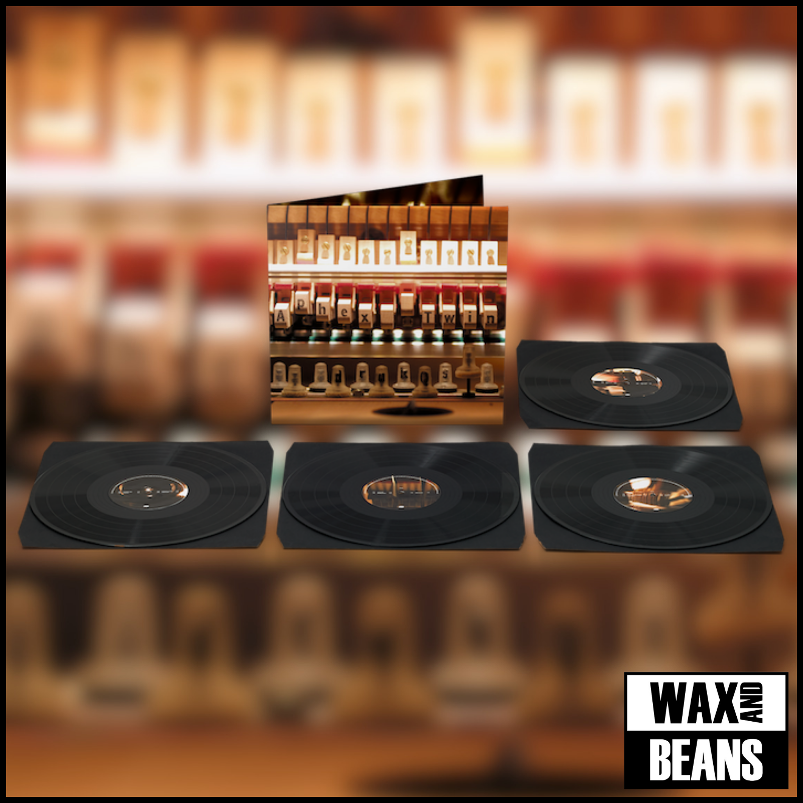 Aphex Twin - Drukqs (25th Anniversary) (4LP) – Wax and Beans