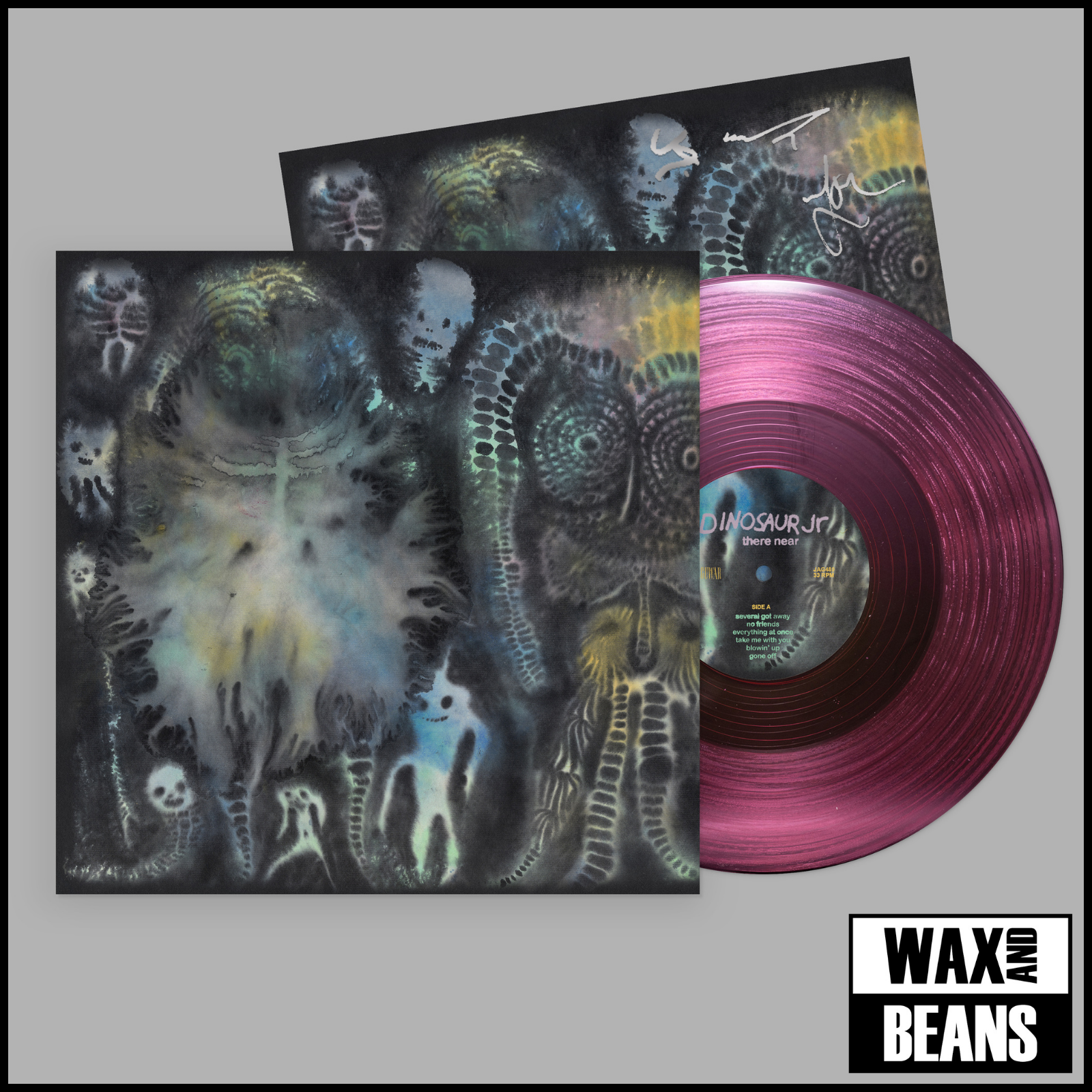 Dinosaur Jr. - There Near (Indies Pink Clear Vinyl w/ Signed Print