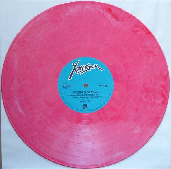 XRay Spex Germfree Adolescents (Day Glow Pink Vinyl) Wax and Beans
