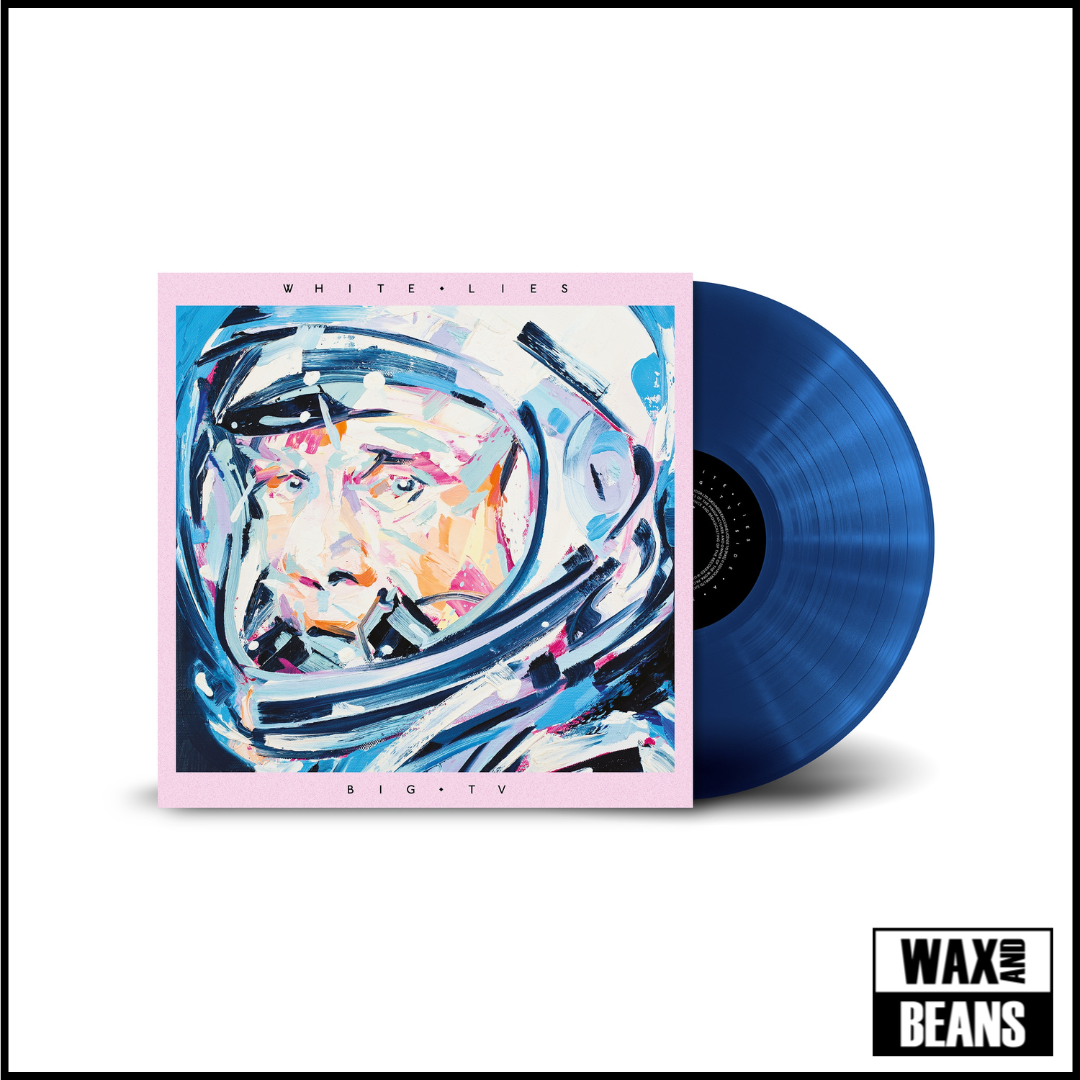 White Lies BIG TV (Transaparent Blue Vinyl) Wax and Beans