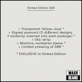 Knats - Knats (Dinked Edition 325) (Transparent Yellow Vinyl + Signed Postcard + OBI Strip)