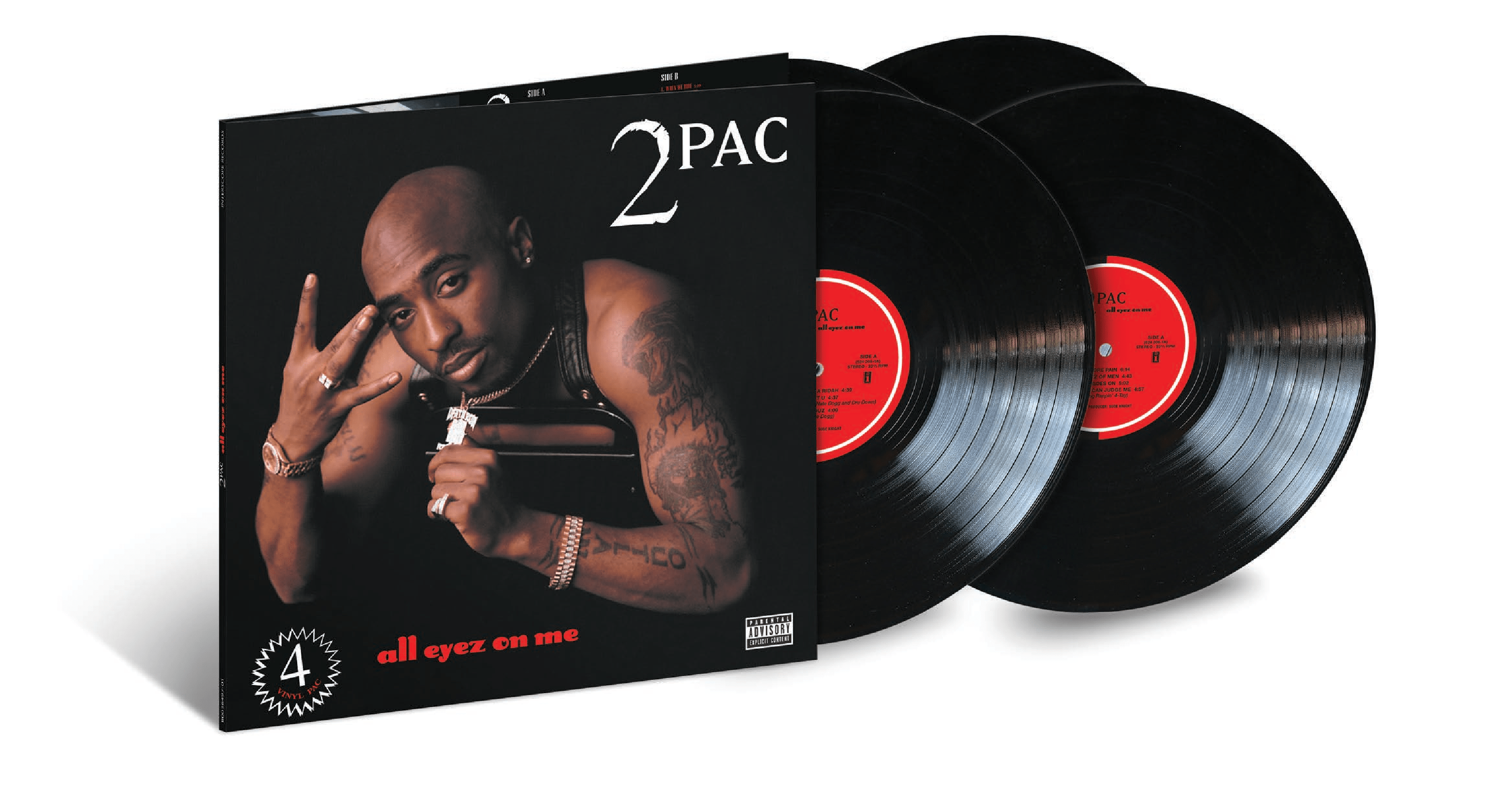 2Pac - All Eyez On Me (4LP) – Wax and Beans
