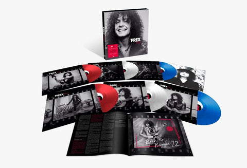 T. Rex - 1972 (Signed Exclusively by Tony Visconti 6LP Red, White & Blue Vinyl Boxset)