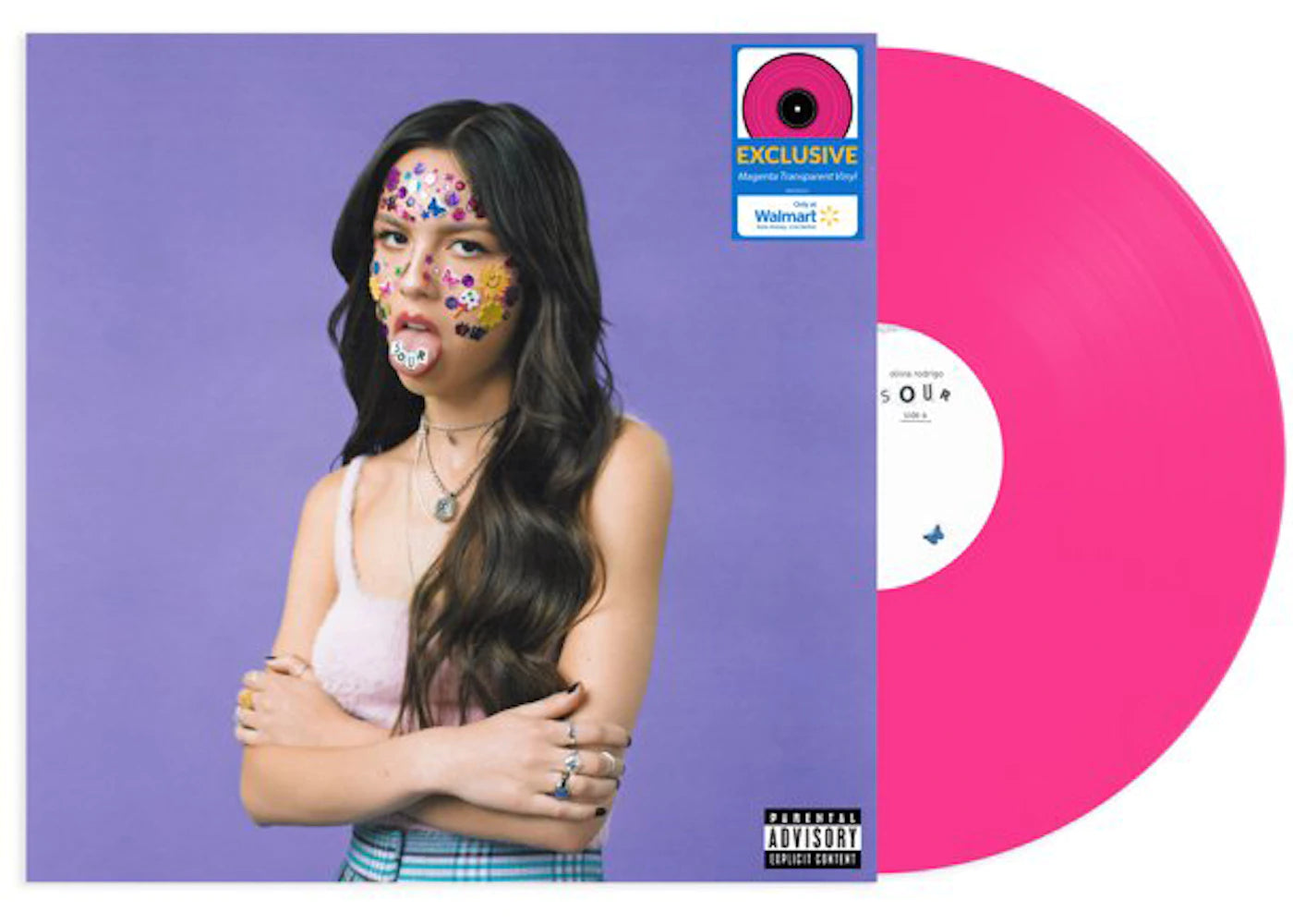 olivia rodrigo sour lp レコード 直筆サイン カード Blueレコード