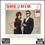 She & Him - Christmas Party (Snowflake White Vinyl) (BF25)