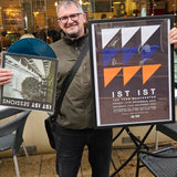 Raffle - Win Ist Ist Sessions on aquamarine vinyl the signed artwork from The Yard show