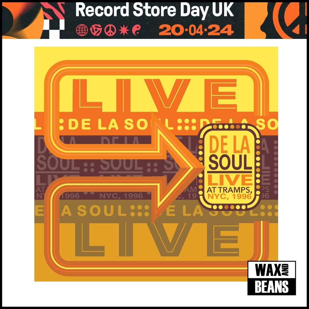 De La Soul - Live at Tramps, NYC, 1996 (Tan Vinyl) (RSD24) SLIGHT CORNER DINK TO THE SLEEVE