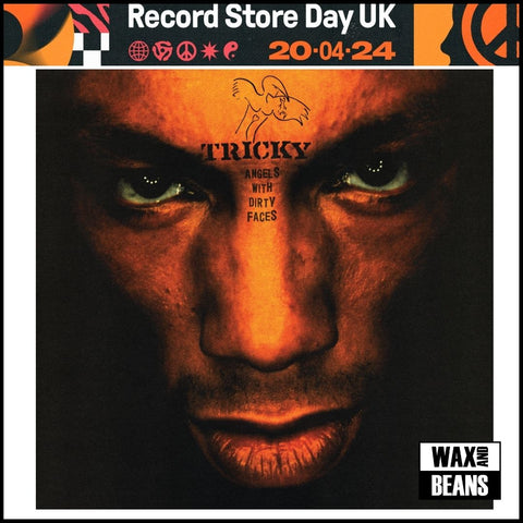 Tricky - Angels With Dirty Faces (2LP Orange Vinyl) (RSD24) VERY BEGININGS OF A BLOW OUT TO THE TOP CENTRE OF THE SLEEVE
