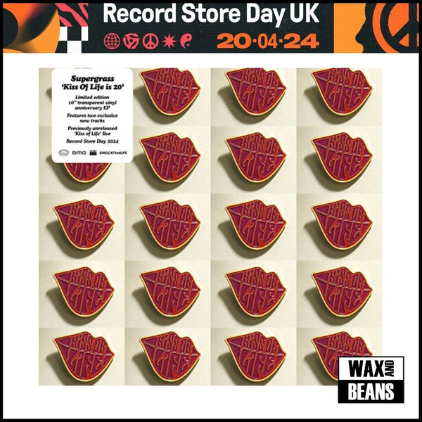 Supergrass - Kiss Of Life Is 20 (10" Clear Vinyl) (RSD24)