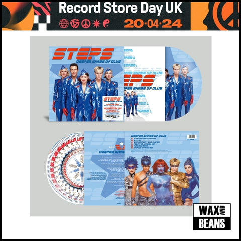 Steps - Deeper Shade Of Blue – The Remixes (Zoetrope Vinyl) (RSD24) SLIGHT CORNER DINK TO ONE CORNER OF THE SLEEVE