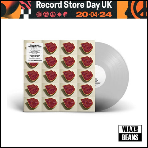 Supergrass - Kiss Of Life Is 20 (10" Clear Vinyl) (RSD24)