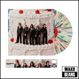 Blossoms - Songs From The Wedding Cake (Now Spinning 057) (Indies Splatter Vinyl w/ Alt Artwork) (Limited to 500 copies + Hand-Numbered Magnetic Slice) + Wooden Block Record Display Stand