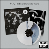 Tricky - Different When It’s Silent (Dinked Edition 408) (White 'Inkplosion' On Black Vinyl + Art Print) (Hand-Numbered)