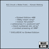 Bill Orcutt & Mabe Fratti - Almost Waking (Dinked Edition 400) (Cream Vinyl + Hand-Numbered Obi Strip + A2 Poster + Postcard Set)