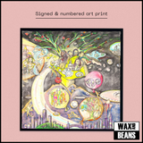 Pigeon - OUTTANATIONAL (Dinked Edition 389) (Sun Corona Vinyl + Mirrorboard Sleeve + Signed & Numbered Art Print)