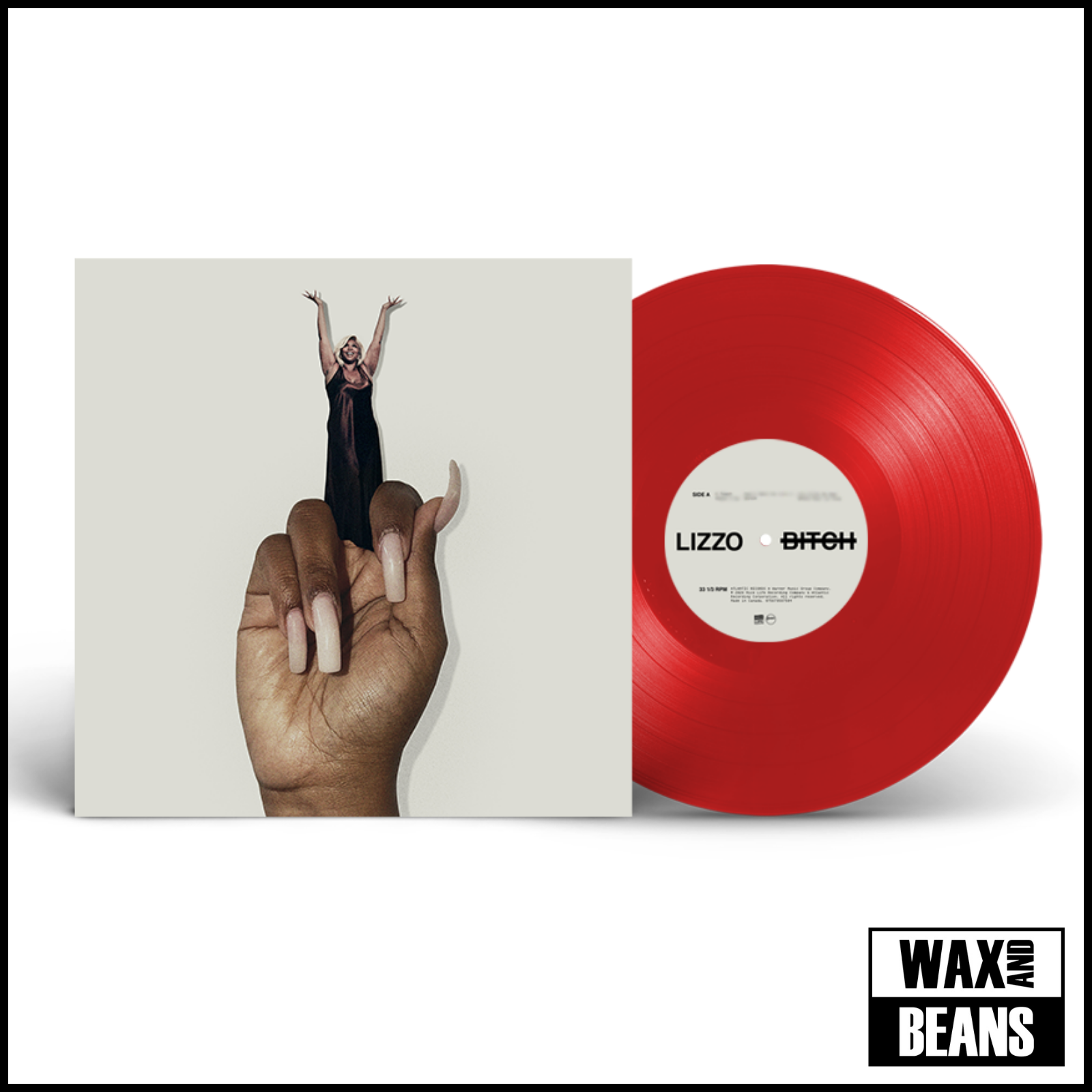 Translucent Ruby Vinyl Lizzo - Bitch (Translucent Ruby Vinyl) – Wax and Beans