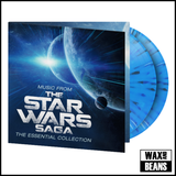 Original Soundtrack - Music From The Star Wars Saga (2LP Hyperspace Blue Splatter Vinyl) (Numbered)