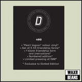 1000 Rabbits - Are We Friends Yet? EP (Dinked Edition 409) (12" Pearl Lagoon Vinyl + 5 A5 Friendship Forms + Blank Friendship Form) (Numbered)