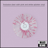 SLAG - Losing (Dinked Edition 388) (Clear With Pink & White Splatter + Mag + Signed & Hand-Numbered Photo)