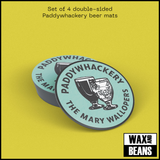 The Mary Wallopers - PADDYWHACKERY (Dinked Edition 420) (Transparent Green Marble Vinyl + Beer Mats + Signed A4 Print) (Numbered)