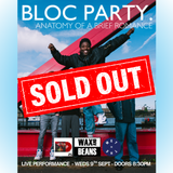 Bloc Party - Live (Wax and Beans at The Met) Ticket + CD - Wednesday 9th Sept - Doors 8:30pm