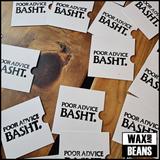 Basht. - Poor Advice (Terror TV Hand Stamped CD Limited to 50 copies)