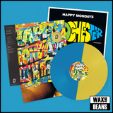 Happy Mondays - Pills ‘n’ Thrills and Bellyaches (Dinked Archive Edition A.32) (Yellow + Blue "Vinyl Pill" Split Vinyl + 12x12 Print + Foil Sticker + Obi-Strip) (Numbered)