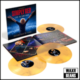 Simply Red - Holding Back The Years: Live In Santiago (3LP Yellow & Black Marble Vinyl) (Numbered)