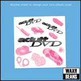 Adult DVD - Adult DVD (Dinked Edition 424) (Transparent Blue Vinyl w/ Alt Sleeve + Sticker Sheet + Signed Photo)