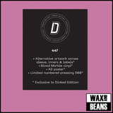 GANS - GANS (Dinked Edition 447) (Blood Marble Vinyl w/ Alt Artwork On Sleeve, Inners & Labels + A2 Poster)