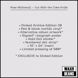 Rose McDowall - Cut With The Cake Knife (Dinked Archive Edition A.30) (Red & Black Marble Vinyl + Alternate Artwork + Numbered Obi Strip + Signed Poster + Gold Foil Sticker)