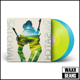 Joe Satriani & Steve Vai - The Sea Of Emotion (Indies 2LP Neon Yellow & Translucent Turquoise Vinyl)