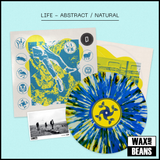 LIFE - ABSTRACT / NATURAL (Dinked Edition 394) (Blue, Green & Yellow Splatter Vinyl + Alternate Sleeve Artwork + Printed Inner)