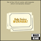 Grandmas House - Baby You’re a Winner (Dinked Edition 417) (White w/ Smoke Marble Vinyl + Art Cards + Lyric Zine)