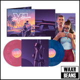 Various Artists - Grand Theft Auto VI: The Album (2LP Blue & Pink Marble Vinyl)