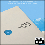 Mystery Jets - A Hole To See The Sky Through (Dinked Edition 414) (Blue & White 'Skyburst' Vinyl + Hand Signed A6 Postcard)