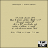 Danalogue - Teleportations (Dinked Edition 398) (Blue & Green Vortex Vinyl + Signed Postcard + Poster)