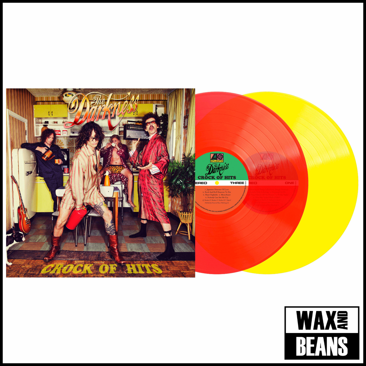 The Darkness - Crock Of Hits (2LP Red & Yellow Vinyl)