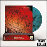 Corella - A Beautiful World To Lose (Now Spinning 039) (Wax and Beans Exclusive Blue & Black Marble Vinyl) (w/ Signed & Hand-Numbered Slice + Wooden Block Record Display Stand)