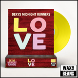Dexys Midnight Runners - LOVE (Now Spinning 048) (Indies Yellow Vinyl) (Limited to 200 Copies) (Hand Numbered Slice & Signed By Kevin Rowlands) + Wooden Block Record Display Stand