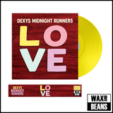 Dexys Midnight Runners - LOVE (Now Spinning 048) (Indies Yellow Vinyl) (Limited to 200 Copies) (Hand Numbered Slice & Signed By Kevin Rowlands) + Wooden Block Record Display Stand