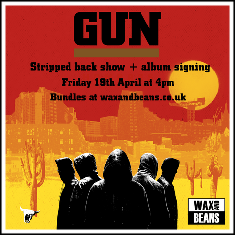 GUN - Hombres (CD) Signed by a couple of the band at their in store on April 19th