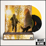 Jamie Webster - Running Round The Sun (Now Spinning 070) (Sun Yellow Vinyl + 7" w/Bonus Tracks) (Limited To 200 Copies w/ Signed & Hand-Numbered Slice) + Wooden Block Record Display Stand