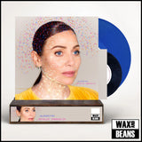 Natalie Imbruglia - Algorithm (Now Spinning 040) (Wax and Beans Exclusive Transparent Blue Vinyl + Sparkle 7") (Limited to 300 Copies w/ Signed & Hand-Numbered Slice) + Wooden Block Record Display Stand