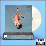 Olivia Rodrigo - you seem pretty sad for a girl so in love (Now Spinning 044) (Indies 'Hope Like Snow' White Vinyl + Poster) (Hand Numbered Slice) + Wooden Block Record Display Stand