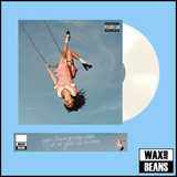 Olivia Rodrigo - you seem pretty sad for a girl so in love (Now Spinning 044) (Indies 'Hope Like Snow' White Vinyl + Poster) (Hand Numbered Slice) + Wooden Block Record Display Stand