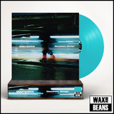 overpass - Elsewhere, Always (Now Spinning 042) (Transparent Blue Vinyl) (Limited to 300 copies w/ Signed and Hand Numbered Slice) + Wooden Block Record Display Stand