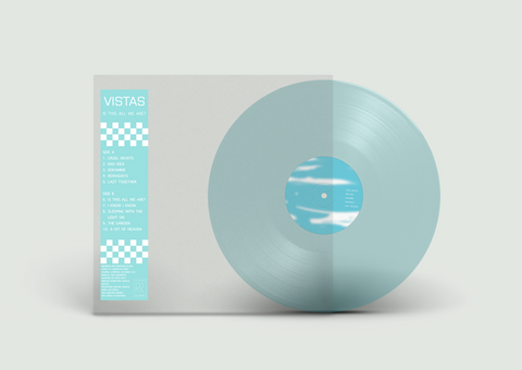 Vistas - Is This All We Are? (Clear Envelope Edition - SIGNED Blue Iced Vinyl)